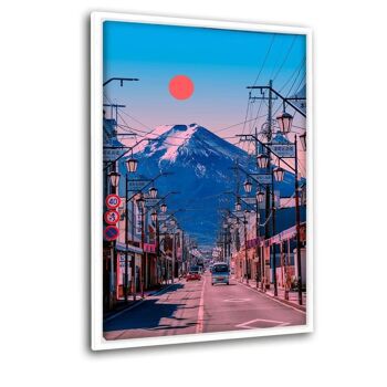 Fuji - tableau sur toile avec espace d'ombre 18