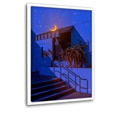 Moonlight 2 - canvas picture with shadow gap