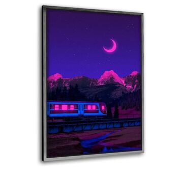Neon Worlds 3 - Toile avec espace d'ombre 25