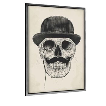 Gentleman Never Die - tableau sur toile avec espace d'ombre 11