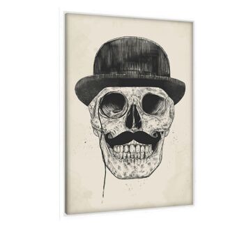 Gentleman Never Die - tableau sur toile avec espace d'ombre 1