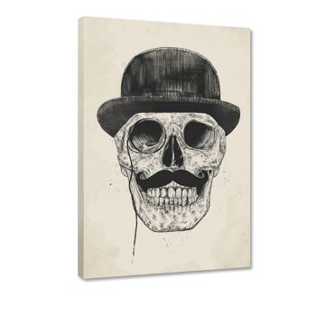 Gentleman Never Die - tableau sur toile avec espace d'ombre 4