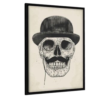 Gentleman Never Die - tableau sur toile avec espace d'ombre 7