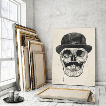 Gentleman Never Die - tableau sur toile avec espace d'ombre 23