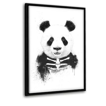 Panda Zombie - Toile avec espace d'ombre 21