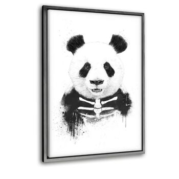 Panda Zombie - Toile avec espace d'ombre 11