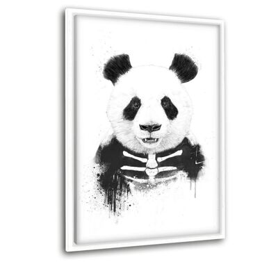 Panda Zombie - Toile avec espace d'ombre