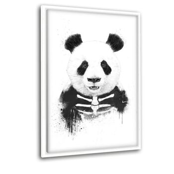 Panda Zombie - Toile avec espace d'ombre 1