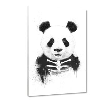 Panda Zombie - Toile avec espace d'ombre 24