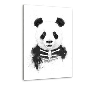 Panda Zombie - Toile avec espace d'ombre 26