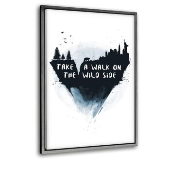 Walk On The Wild Side - Toile avec espace d'ombre 11