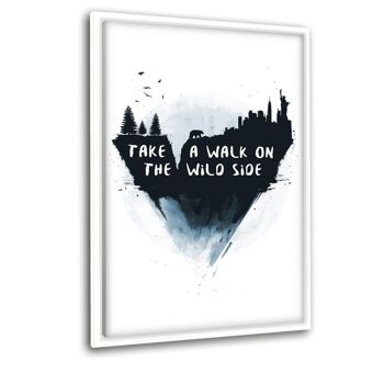 Walk On The Wild Side - Toile avec espace d'ombre 1