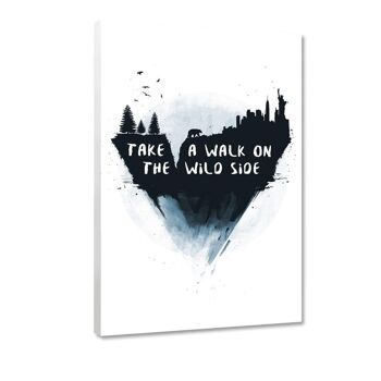 Walk On The Wild Side - Toile avec espace d'ombre 4