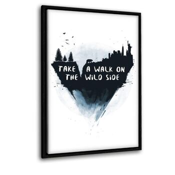 Walk On The Wild Side - Toile avec espace d'ombre 7