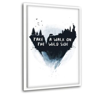 Walk On The Wild Side - Toile avec espace d'ombre 18