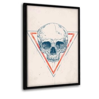 Skull In A Triangle #3 - Toile avec espace d'ombre 21