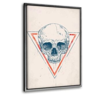 Skull In A Triangle #3 - Toile avec espace d'ombre 11