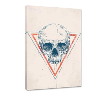 Skull In A Triangle #3 - Toile avec espace d'ombre 14