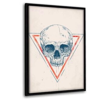 Skull In A Triangle #3 - Toile avec espace d'ombre 17