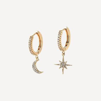 Boucles d'oreilles Celeste - Or 1