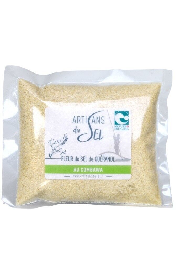 Guérande Fleur de Sel con Combava – Busta da 100 g | Artigiani del sale