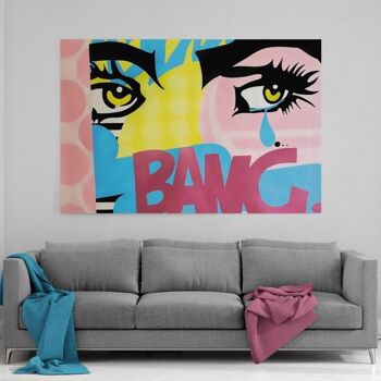 Le Big Bang - tableau sur toile avec espace d'ombre 22