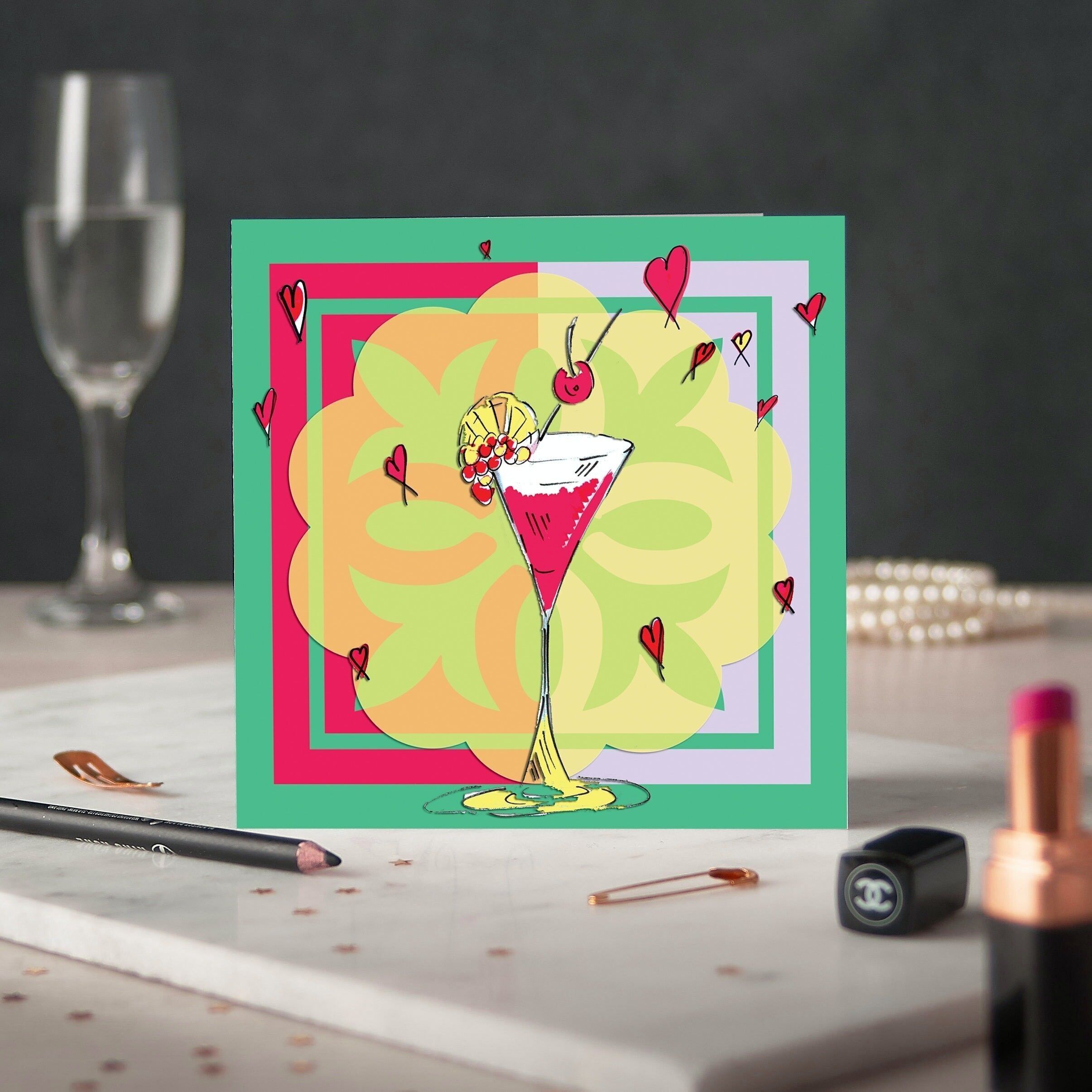 Cocktail Hour Greeting Card
