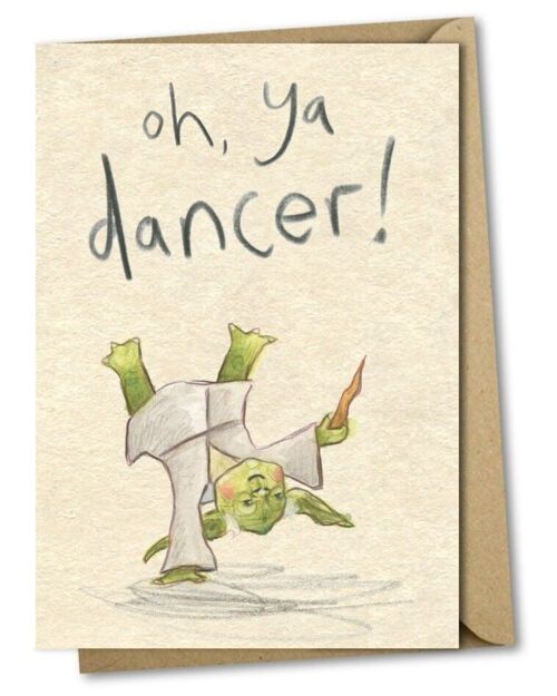 Oh, ya dancer - Scottish card