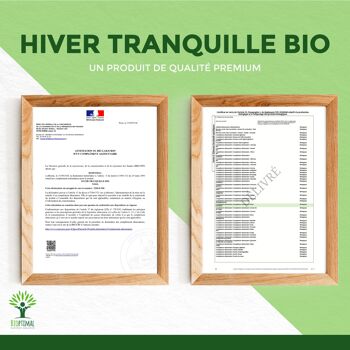 Hiver Tranquille Bio - Complément alimentaire - Échinacée Curcuma Thym Eucalyptus Plantain Hysope - Système immunitaire - Fabriqué en France - Vegan - gélules 9