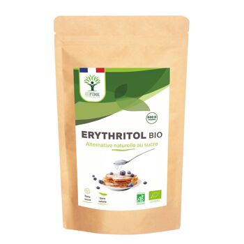 Erythritol Bio - Zéro Sucre Zéro Calorie - Poudre d'erythritol - Fort Pouvoir Sucrant - Alternative Naturelle - Pâtisserie - Conditionné en France 2