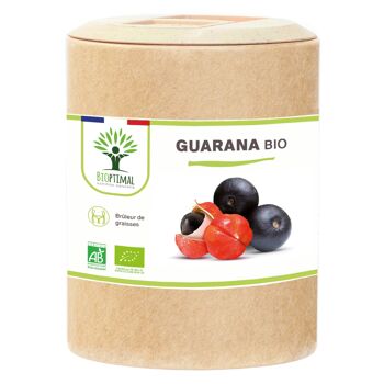 Guarana Bio - Complément alimentaire - Brûle Graisse Énergie - Caféine - 100% Poudre de guarana en gélules - Fabriqué en France - Certifié Ecocert - gélules 2