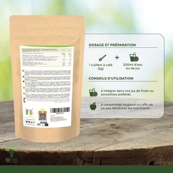 Maca Bio - Racine de Maca jaune en poudre - Origine Pérou - Énergie Libido Fertilité - Qualité premium - 100% Pur - Conditionné en France - Vegan 7