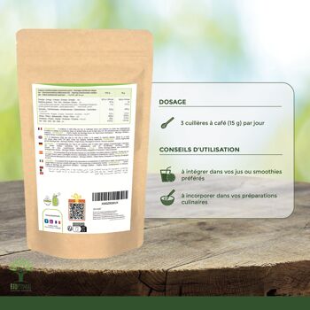 Moringa Bio - 100% Feuilles de Moringa Oleifera en Poudre - Glycémie - Superaliment - Origine Kenya - Conditionné en France - Certifié Ecocert - Vegan 7