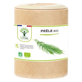 Prêle Bio - Complément alimentaire - Articulation Croissance Cheveux Peau Diurétique - 200 mg/gélule - Fabriqué en France - Certifié Ecocert - Vegan -  gélules 2