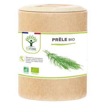 Prêle Bio - Complément alimentaire - Articulation Croissance Cheveux Peau Diurétique - 200 mg/gélule - Fabriqué en France - Certifié Ecocert - Vegan -  gélules 13