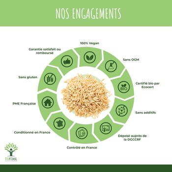 Protéine de Riz Bio - 80% de Protéines - Sport Musculation - Poudre de Riz Brun Germé - Whey Végétale - Conditionné en France - Vegan 7