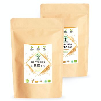 Protéine de Riz Bio - 80% de Protéines - Sport Musculation - Poudre de Riz Brun Germé - Whey Végétale - Conditionné en France - Vegan 15