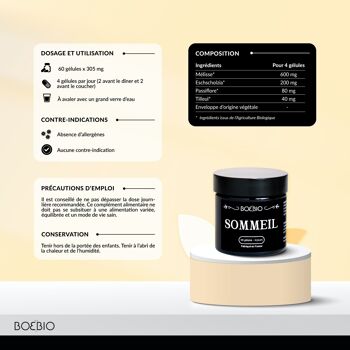 Sommeil Bio - Boebio - Gamme Spa - 60 gélules 4