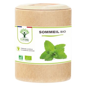 Sommeil Bio - Complément alimentaire - 4 Plantes pour Dormir - Détente Relaxation Endormissement - Fabriqué en France - Certifié Ecocert - Vegan - gélules 2