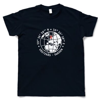 Navy blue T-shirt Man – Västerås GPS design