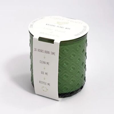 "Light Touch" Eco-Candle Green - Lime, Basil & Mandarin