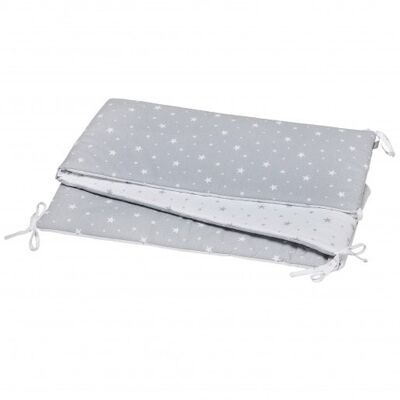 Universal and reversible bed bumper, Made in France, STELLA