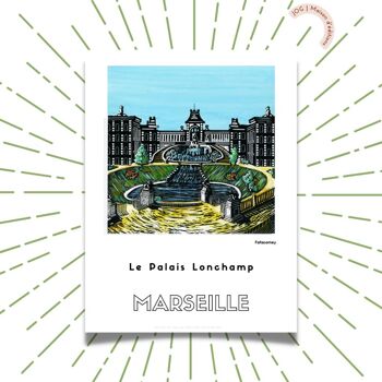 Affiche - Le Palais Longchamp - FafaComey 1