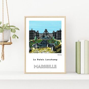 Affiche - Le Palais Longchamp - FafaComey 4