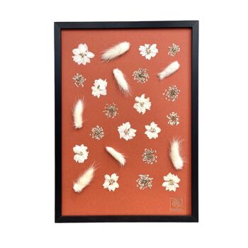Herbier de fleurs séchées - Megève - Terracotta 1