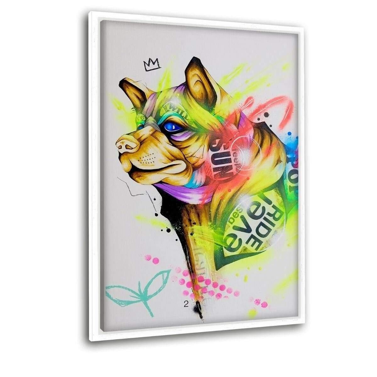 LOYAL - quadro su tela con spazio d'ombra