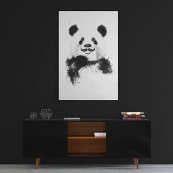 Funny Panda - image sur toile avec espace d'ombre 23