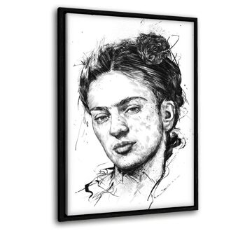 Frida - tableau sur toile avec espace d'ombre 21