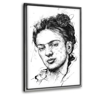 Frida - tableau sur toile avec espace d'ombre 11