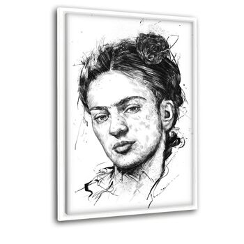 Frida - tableau sur toile avec espace d'ombre 1